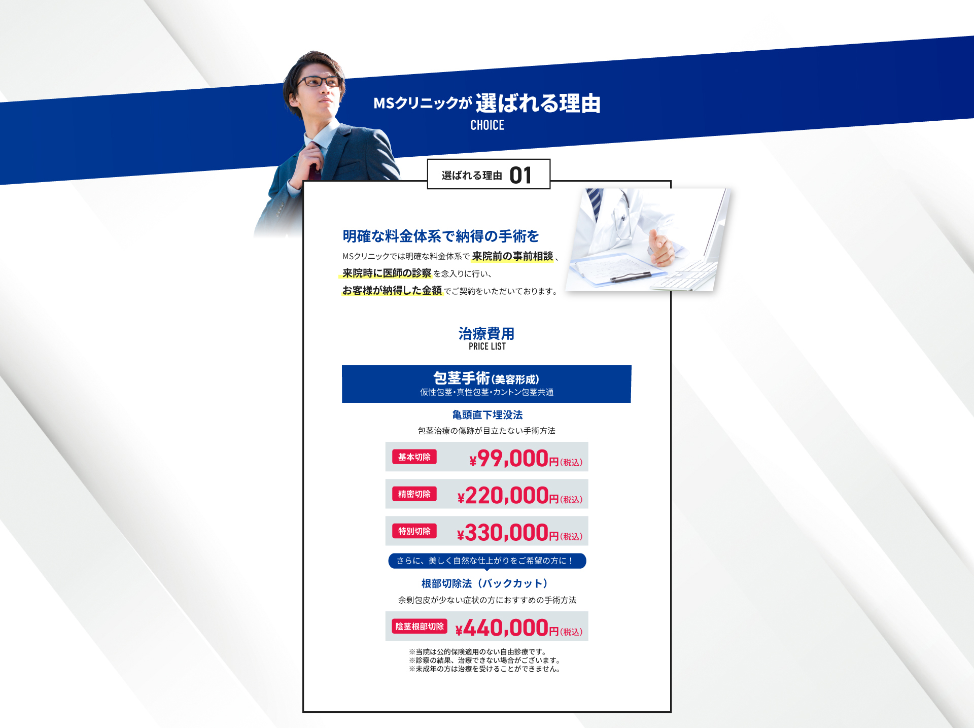 MSクリニックが選ばれる理由